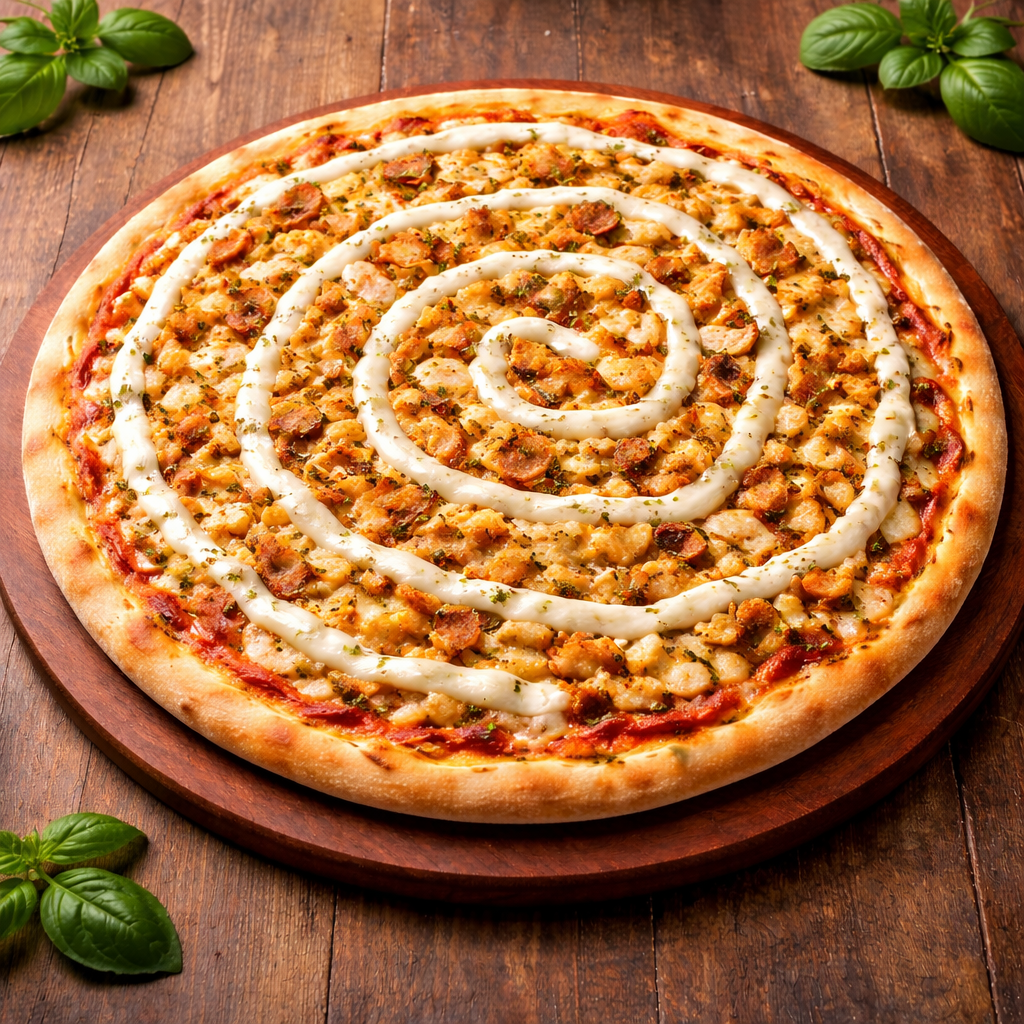 Pizza De Frango Com Catupiry